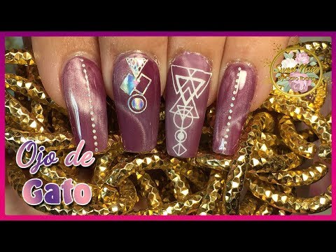Diseño Hermoso en MATTE y Estampado Sobre Gel / Esmaltado en Gel