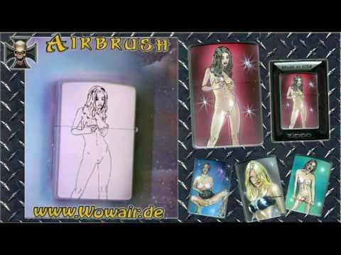 No196 Airbrush by Wow Nude Zippo Pin Up No 08 HDmp4