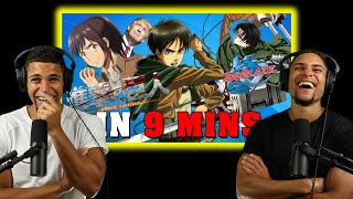 Attack On An In 9 Minutes Reaction