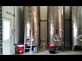 Part 4 White wine juice being pump into stainless steel fermentation tanks