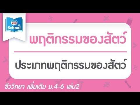 10.2 ประเภทพฤติกรรมของสัตว์
