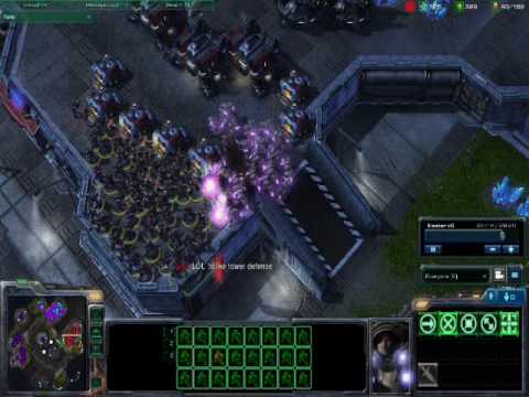 Starcraft 2 - Tower Defense Strategy (BottleKnecking)