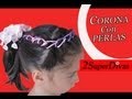 Como hacer una Trenza en Diadema Decorada con Cinta, Peinados , Niñas , Fiesta,Pajesita