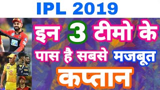 IPL 2019 - List Of 3 Strongest Captain Ahead Of IPL Auction | My cricket production