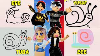 En Komi̇k Resi̇mayşem Ece Ariarigi̇llerroblox Speed Draw