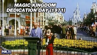 Disney World History: Magic Kingdom  grand opening and dedication in 1971