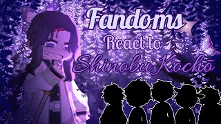 Fandoms React To Shinobu Full 2X Speed Kny, Jjk, Mha, Op.