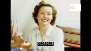 Zoom In Smiling Womans Mouth, 1950S Hd