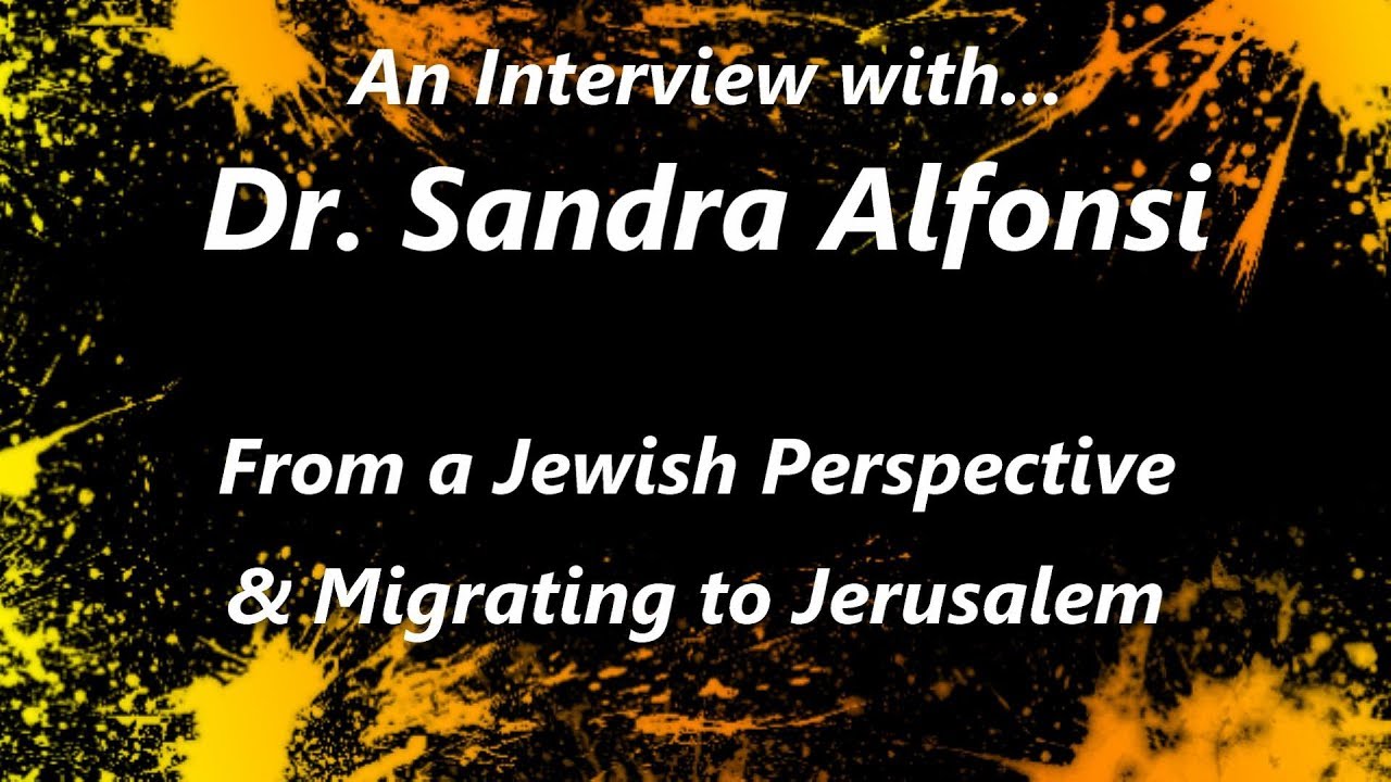 Interview with Dr Sandra Alfonsi - a Jewish Perspective