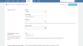 Add User - EventHQ - event management software