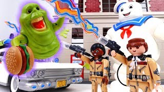 Go PLAYMOBIL Ghostbusters~! Slimer Stay Puft Marshmallow Man