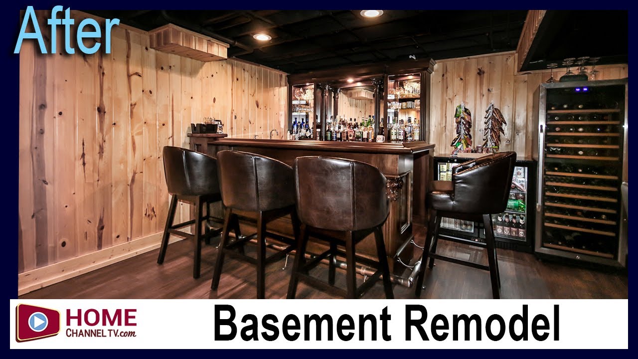 Basement Remodel in a Chicago Pub - Bar Theme | Basement Remodeling Ideas
