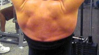 Mature Female Bodybuilder With Wide Back And Big Muscles