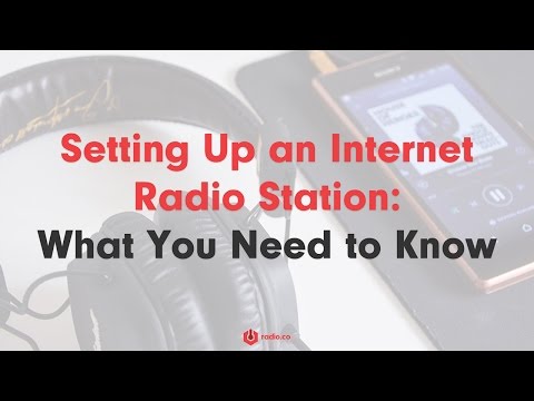 What equipment is necessary to start a radio station?