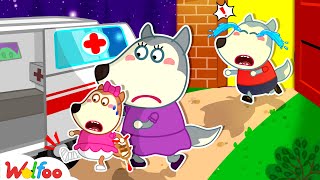 Don't Leave Me, Lucy Got a Boo Boo! - Wolfoo Kids Stories About Siblings 🤩 @Wolf
