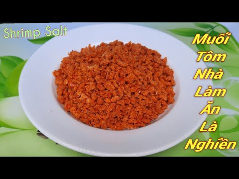 Cách Làm Muối Tôm Tại Nhà|món ngon dễ làm|Shrimp Salt@Út Bảy