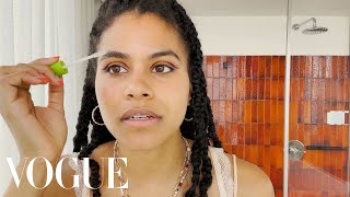 Bullet Trains Zazie Beetzs Guide To Eyeliner & Skin Care Beauty Secrets Vogue