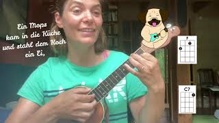 Ein Mops Kam In Die Küche Ukulele Playalong Basics 1 Kinderlieder