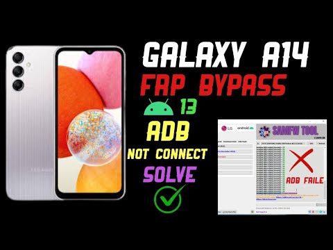 Galaxy A14 (Android-13) frp Bypass ADB Not connect Galaxy A14 (Android-13) frp Bypass ADB Not connect