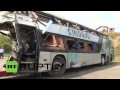 Germany: Horror bus crash kills nine, injures 43