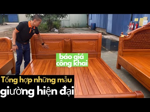 Tổng hợp những mẫu sản phẩm gường mới nhất năm 2021 ( thế giới đồ gỗ )