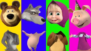 Masha And The Bear - Match The Head