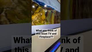 Built In Tv And Fireplace