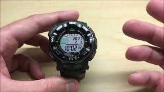Casio Pro Trek Prw-2500 - Adjust Dst Daylight Savings Time