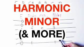 How To Make Music With The HARMONIC MINOR Scale