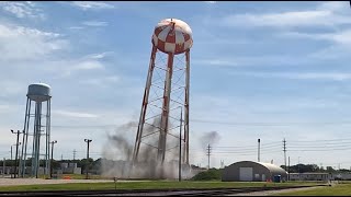 Explosives Demolition Paducah Fire Water Tank