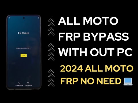 Moto E13 Frp Bypass WithOut PC Android 13 & 14 / All Moto E13 Frp Bypass WithOut PC Android 13 & 14 / All