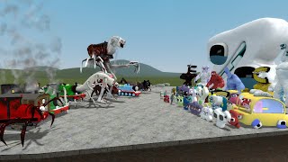 New Cursed Thomas And Friends Vs All Alphabet Lore A Z Others In Garrys Mod