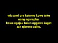 LALI RASANE TRESNO ... SMULE LOVER... lengkap dengan lirik