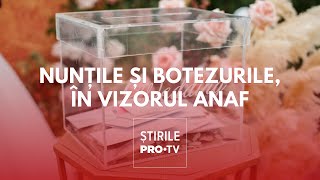 Nunțile Și Botezurile, În Vizorul Anaf. Organizatorii Trebuie Să Raporteze Inclusiv Prețul Meniului
