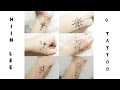 6 THA THU MÙA ĐÔNG ❤ 6 FAKE TATTOO IN WINTER
