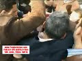 Egypt riots - Crowd beats Camel jockeys and horse riders