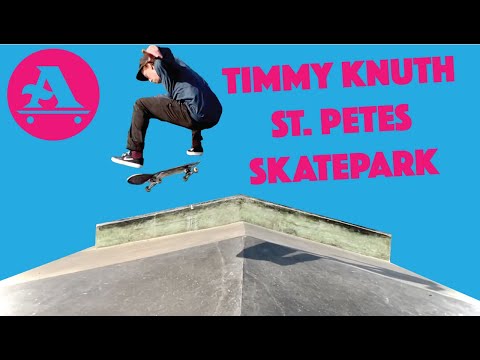 ALL I NEED SKATE: TIMMY KNUTH SHREDS ST. PETES SKATEPARK