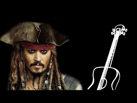 Пираты Карибского Моря на гитаре на одной струне Пираты Карибского Моря на гитаре на одной струне