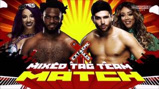 WWE Extreme Rules 2017: Sasha Banks & Rich Swann vs. Alicia Fox & Noam Dar - Official Match Card