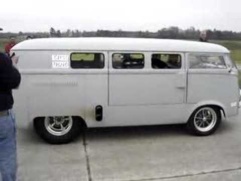 VW bus land speed racer filmed at Maxton NC 4608