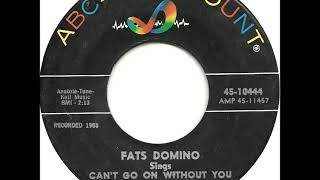 Watch Fats Domino Cant Go On Without You video