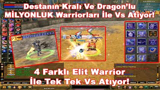 Khangnocha - Destanda 9 Dragon Clawlı Asas İle Mi̇lyonluk Warriorlar İle Vs Atıyor Knight Online