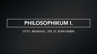 Digitale Campustour ATW/CuP #8 Philosophikum 1