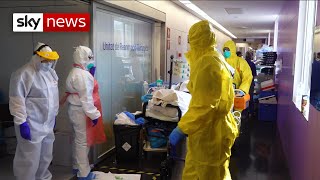 Coronavirus: Inside an intensive care unit in Barcelona
