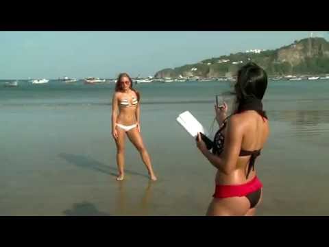 CHICAS AMERICA MIA EN SAN JUAN DEL SUR, NICARAGUA