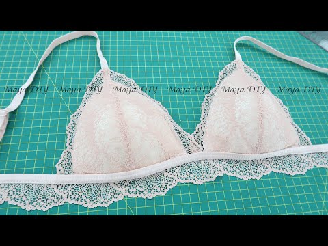 HƯỚNG DẪN CẮT MAY ÁO LÓT BRALETTE ( PHẦN 3 : MAY HOÀN THIỆN) PART 3 SEWING BRALETTES