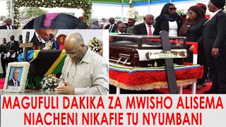 Siri Nzito Ya Kifo Cha Magufuli Alisema Wambieni Madaktari Waniache Tu Nikafie Nyumbani