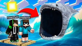 Kaan Ve Efe Deni̇z Canavari Dünyasinda Hayatta Kalmak - Minecraft