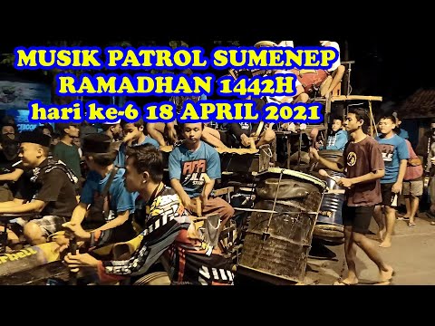 Musik Patrol Tong-Tong, tradisi bangunkan warga untuk sahur hari ke-6 Ramadhan 1442H / 18 April 2021