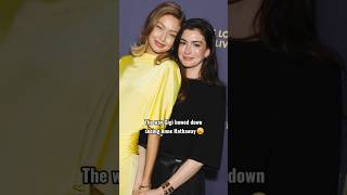 The Way Gigi Hadid Bowed Down Seeing Anne Hathaway